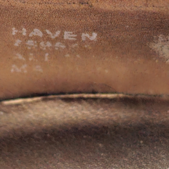 Etienne Aigner HAVEN Shimmering Bronze VINTAGE Heels Women's Size 10 - Picture 12 of 14